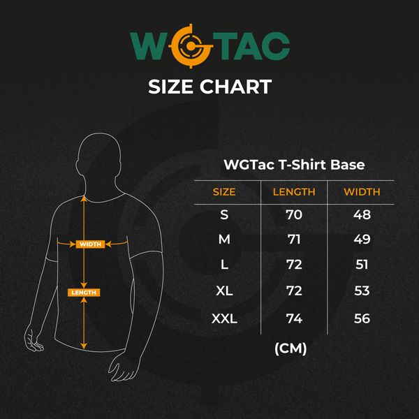 Футболка WGTac T-Shirt Base Black S WGT-BTSB фото