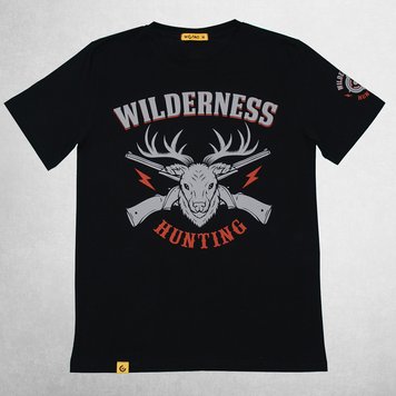 Футболка з принтом WGTac T-Shirt Wilderness Hunting Black M FPWGTWH-B фото